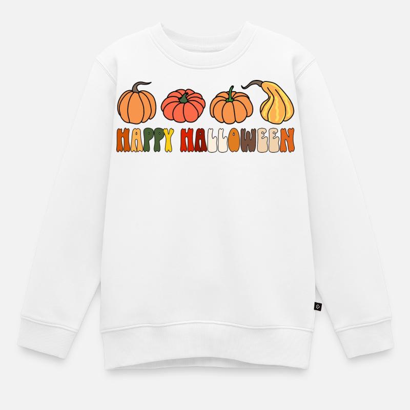 Joyeux halloween - Sweat Premium enfant bio - blanc