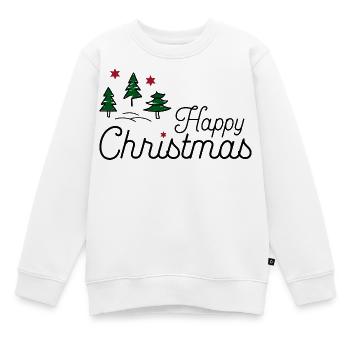 Weihnachtsdesign für Weihnachtsgeschenke - Kinder Premium Organic Sweatshirt - Weiß - Vorne - AI Model Kid Male (0cm)