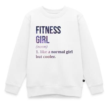 Fitness Fitness Fitness - Sweat Premium enfant bio - blanc - Devant - AI Model Kid Male (0cm)
