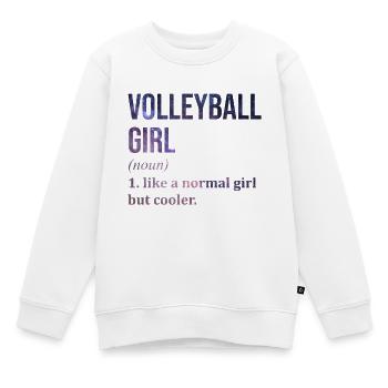 Volley-ball-ball Volley-volley-ball - Sweat Premium enfant bio - blanc - Devant - AI Model Kid Male (0cm)