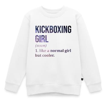 Kickboxing Kickboxing Kickboxing - Kids Premium Organic Sweatshirt - white - Front - AI Model Kid Male (0cm)