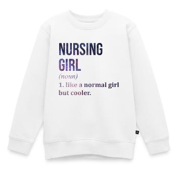 Krankenschwester, Schwester, Krankenschwester - Kinder Premium Organic Sweatshirt - Weiß - Vorne - AI Model Kid Male (0cm)