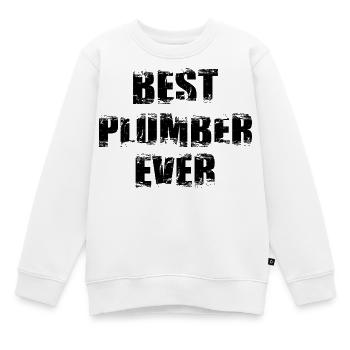 Best Plant Mechanic - Kids Premium Organic Sweatshirt - white - Front - AI Model Kid Male (0cm)