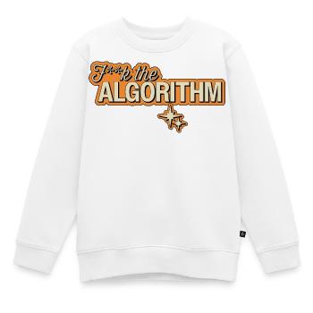 Fk the Algorithm – Digitale Rebellion - Kinder Premium Organic Sweatshirt - Weiß - Vorne - AI Model Kid Male (0cm)