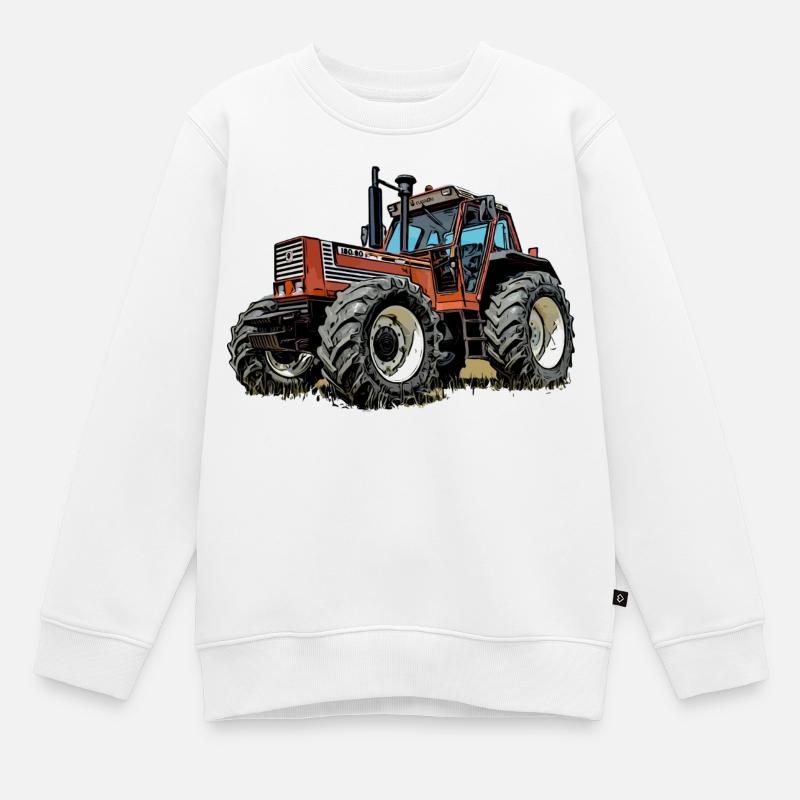 Ackerbeast 100 - Sweat Premium enfant bio - blanc