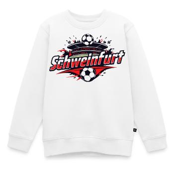 Schweinfurt Fussball Fanartikel Fußball Fan - Kinder Premium Organic Sweatshirt - Weiß - Vorne - AI Model Kid Male (0cm)