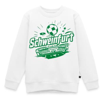 Schweinfurt Fussball Fanartikel Fußball - Kinder Premium Organic Sweatshirt - Weiß - Vorne - AI Model Kid Male (0cm)