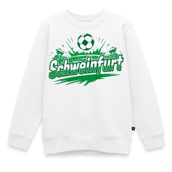 Schweinfurt Fußball Fanartikel - Kinder Premium Organic Sweatshirt - Weiß - Vorne - AI Model Kid Male (0cm)