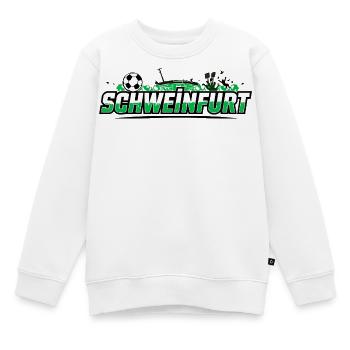 Schweinfurt Fussball Fanartikel Fußball Fan - Kinder Premium Organic Sweatshirt - Weiß - Vorne - AI Model Kid Male (0cm)