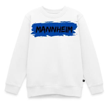 Mannheim - Kinder Premium Organic Sweatshirt - Weiß - Vorne - AI Model Kid Male (0cm)