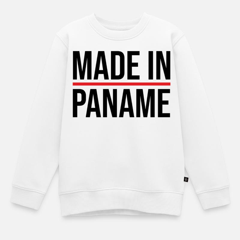 Made in Paname - Sweat Premium enfant bio - blanc