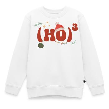 Weihnachten Mathematik Hohoho Matheformel Mathe - Kinder Premium Organic Sweatshirt - Weiß - Vorne - AI Model Kid Male (0cm)