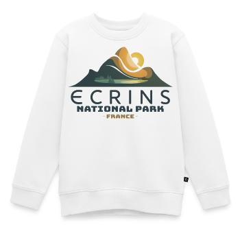 Nationalpark Écrins Französische Alpen Gletscher - Kinder Premium Organic Sweatshirt - Weiß - Vorne - AI Model Kid Male (0cm)