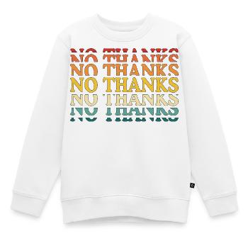 Non merci - Sweat Premium enfant bio - blanc - Devant - AI Model Kid Male (0cm)