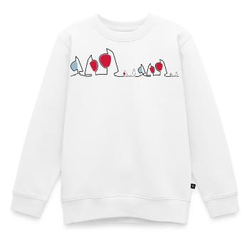 Regatta Skyline Segelboote Segeln Segelsport Boote - Kinder Premium Organic Sweatshirt - Weiß - Vorne - AI Model Kid Male (0cm)