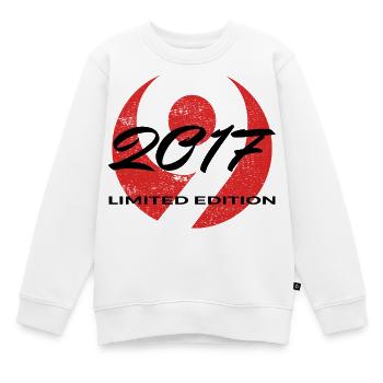 9e anniversaire 2017 cadeau garçons et filles - Sweat Premium enfant bio - blanc - Devant - AI Model Kid Male (0cm)