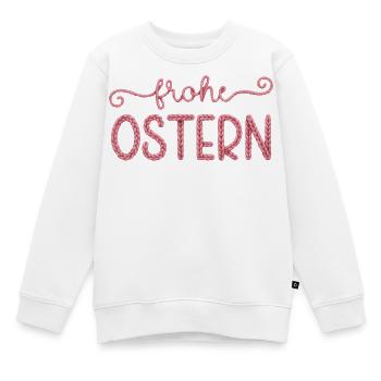 Frohe Ostern - Kinder Premium Organic Sweatshirt - Weiß - Vorne - AI Model Kid Male (0cm)