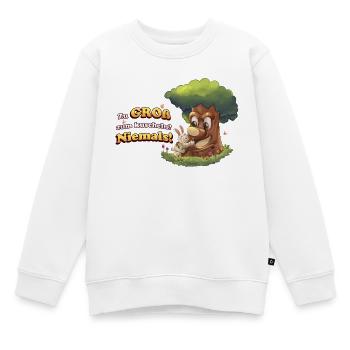 Siggi und der Zauberwald - Kuscheln - Kinder Premium Organic Sweatshirt - Weiß - Vorne - AI Model Kid Male (0cm)