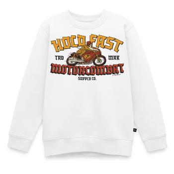 Hold Fast - Kinder Premium Organic Sweatshirt - Weiß - Vorne - AI Model Kid Male (0cm)