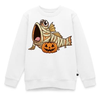 Halloween Schlammspringer - Kinder Premium Organic Sweatshirt - Weiß - Vorne - AI Model Kid Male (0cm)