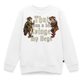 Ren Faire Medieval - Kinder Premium Organic Sweatshirt - Weiß - Vorne - AI Model Kid Male (0cm)