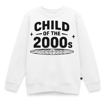 Kind der 2000er Jahre - Kinder Premium Organic Sweatshirt - Weiß - Vorne - AI Model Kid Male (0cm)