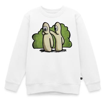 Freundschaft in der Natur - Kinder Premium Organic Sweatshirt - Weiß - Vorne - AI Model Kid Male (0cm)