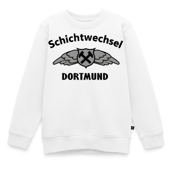 Hammerflügel Dortmund Wappen Emblem - Kinder Premium Organic Sweatshirt - Weiß - Vorne - AI Model Kid Male (0cm)