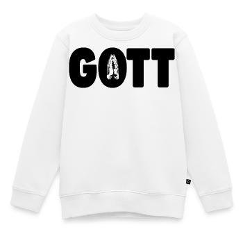 Dieu - Prière - Mains en prière - Sweat Premium enfant bio - blanc - Devant - AI Model Kid Male (0cm)
