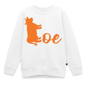 Ko des Pays-Bas - Sweat Premium enfant bio - blanc - Devant - AI Model Kid Male (0cm)
