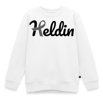 Héroïne Cancer - Sweat Premium enfant bio - blanc - Devant - AI Model Kid Male (0cm)