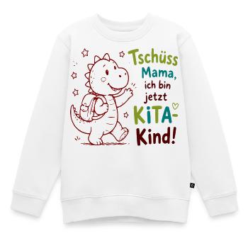 Kita Abschied Drachenfreund - Kinder Premium Organic Sweatshirt - Weiß - Vorne - AI Model Kid Male (0cm)
