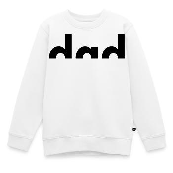 Dad Est. 2026 | Vater | Vatertag - Kinder Premium Organic Sweatshirt - Weiß - Vorne - AI Model Kid Male (0cm)