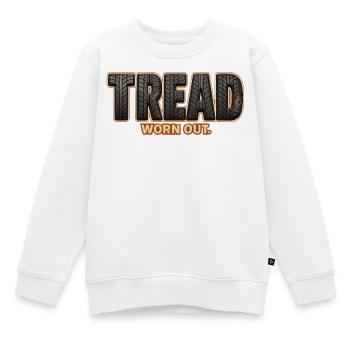 PROFIL – Abgenutzt | Ein lustiges Wortspiel auf dem Profil - Kinder Premium Organic Sweatshirt - Weiß - Vorne - AI Model Kid Male (0cm)