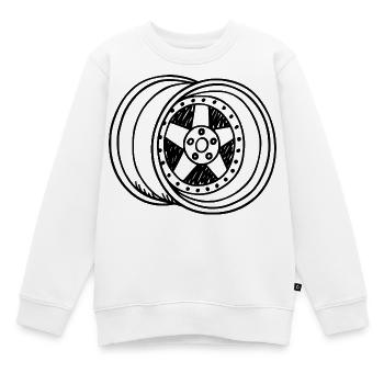 Felge - Kinder Premium Organic Sweatshirt - Weiß - Vorne - AI Model Kid Male (0cm)