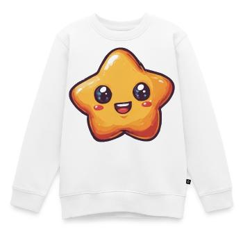 Sternchen Cookie - Kinder Premium Organic Sweatshirt - Weiß - Vorne - AI Model Kid Male (0cm)