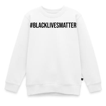 Hashtag Black Lives Matter - Kinder Premium Organic Sweatshirt - Weiß - Vorne - AI Model Kid Male (0cm)
