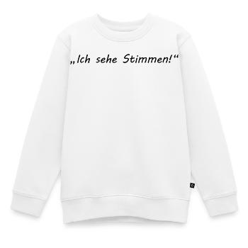 Je suis d'accord - psycho - Sweat Premium enfant bio - blanc - Devant - AI Model Kid Male (0cm)