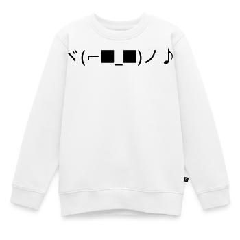 Lunettes de soleil dansantes ヾ(⌐■_■)ノ♪ - Sweat Premium enfant bio - blanc - Devant - AI Model Kid Male (0cm)