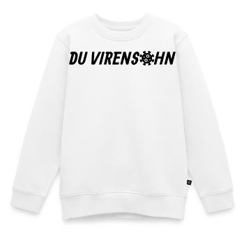 Fils d’un virus - Sweat Premium enfant bio - blanc - Devant - AI Model Kid Male (0cm)