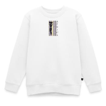 Afrikanische Silhouette mit Korb - Kinder Premium Organic Sweatshirt - Weiß - Vorne - AI Model Kid Male (0cm)