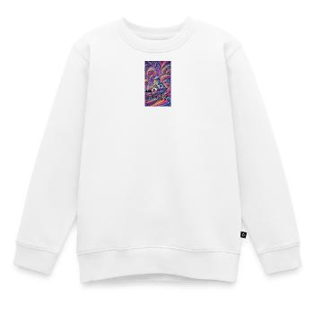 Belgrad Serbien Panorama Design - Kinder Premium Organic Sweatshirt - Weiß - Vorne - AI Model Kid Male (0cm)