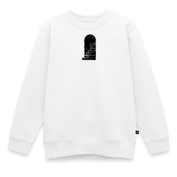 Vers l’avenir - Sweat Premium enfant bio - blanc - Devant - AI Model Kid Male (0cm)