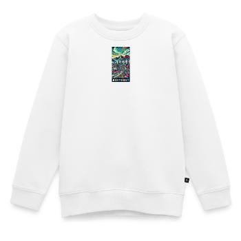 Monterrey Mexiko Stadt Reise Design - Kinder Premium Organic Sweatshirt - Weiß - Vorne - AI Model Kid Male (0cm)