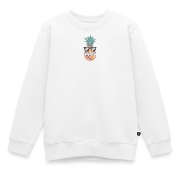 Été - Sweat Premium enfant bio - blanc - Devant - AI Model Kid Male (0cm)