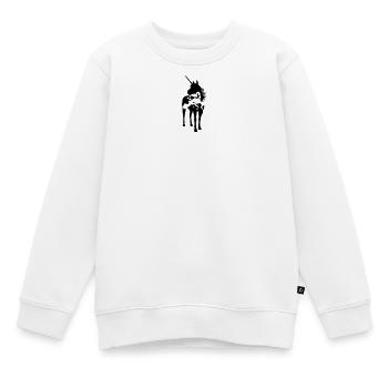 Einhorn Europa - Kinder Premium Organic Sweatshirt - Weiß - Vorne - AI Model Kid Male (0cm)