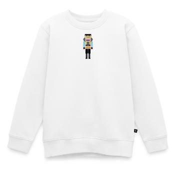 Casse-Noisette Or Noël Noël Figurine de l’Avent - Sweat Premium enfant bio - blanc - Devant - AI Model Kid Male (0cm)