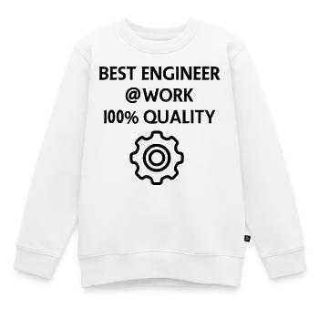 Techniker und Ingenieur - Kinder Premium Organic Sweatshirt - Weiß - Vorne - AI Model Kid Male (0cm)