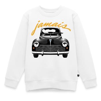 Nie 203 - Kinder Premium Organic Sweatshirt - Weiß - Vorne - AI Model Kid Male (0cm)