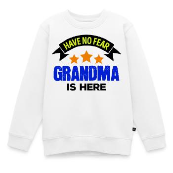 Großmutter Oma Cool Statement Lieblingsomi Omi - Kinder Premium Organic Sweatshirt - Weiß - Vorne - AI Model Kid Male (0cm)